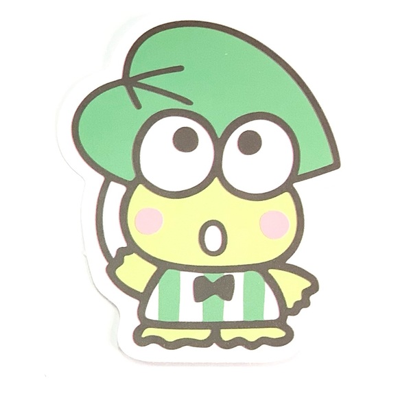 Keroppi Vinyl Sticker - Picture 1 of 2